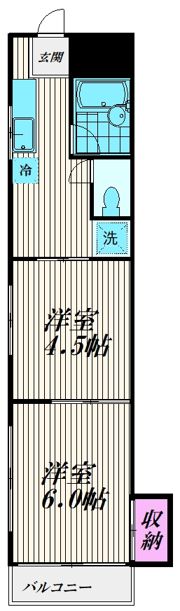 富国ハイツの間取り画像