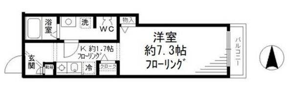 ベルファミーユの間取り画像