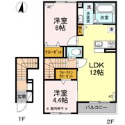 ルーナベールⅡの間取り画像