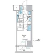 プレディアコート北千住の間取り画像