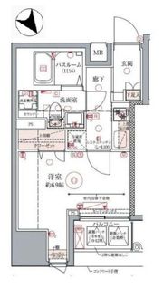 ドムス・スタイル銀座東の間取り画像