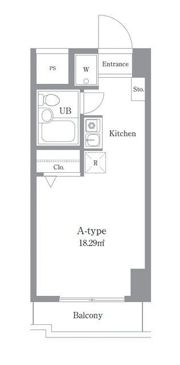 エルプレイス住吉の間取り画像