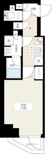 AZEST千住大橋の間取り画像