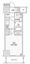 レジディア笹塚Ⅱの間取り画像