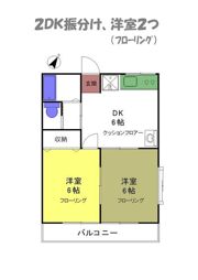 コーポラスタカの間取り画像