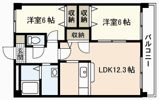 ロジュマンHigashi弐番館の間取り画像