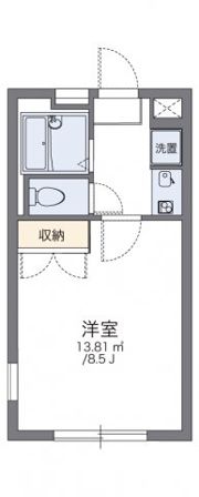 レオパレスTACHIBANAの間取り画像