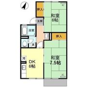 エスポワール下轡田の間取り画像