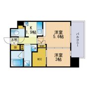 エンクレスト天神AVANTの間取り画像