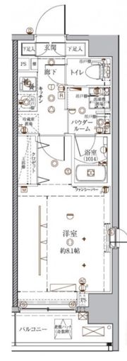 クレイシア上野松が谷の間取り画像