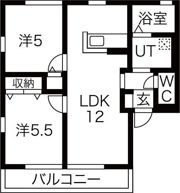 レトアハイムの間取り画像