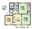 フローラル温品B棟の間取り画像