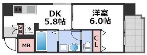 GALLERY谷町の間取り画像