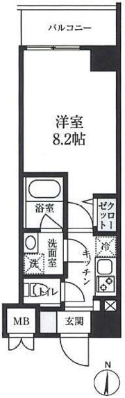 S－RESIDENCE押上パークサイドの間取り画像