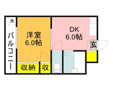 コーポラス和の間取り画像