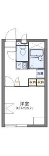 レオパレス南二条の間取り画像
