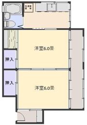 ハイツマルヤの間取り画像