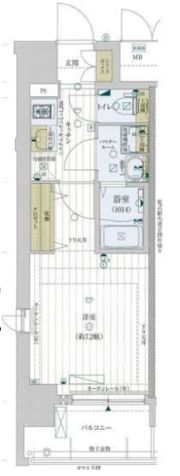 レジュールアッシュ淡路駅前の間取り画像