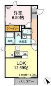 ルーム寺島の間取り画像