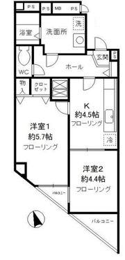 ヴルーム国立の間取り画像