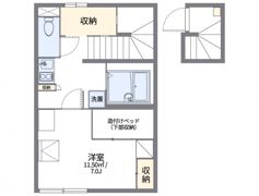 レオパレス土原の間取り画像