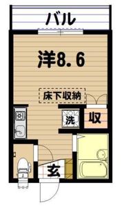 サングレージュⅡの間取り画像