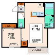 パセオプラシード泉中央の間取り画像