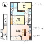 レヴメゾン神山五番館の間取り画像