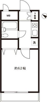 ピア清水の間取り画像