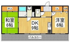 山崎第6ビルの間取り画像