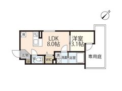 S-MOVE庚午北の間取り画像