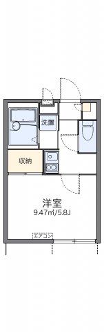 レオパレスサンヒルズ鎌谷町の間取り画像