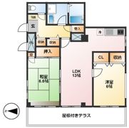ヴィレッジ国立富士見台第1の間取り画像