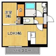 トレス城野貮番館の間取り画像