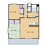 ハイエストマンション長嶺の間取り画像
