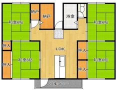 ヒルズ到津の間取り画像