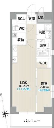 フォルティス今池の間取り画像