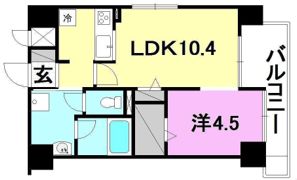 アーバン本町の間取り画像