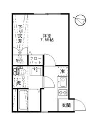 アーバンステージ池上B棟の間取り画像