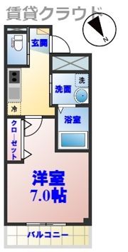 プランドール上中里の間取り画像