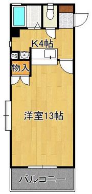 アーバンポート折尾学園都市101号の間取り画像
