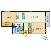 ISOLA板付の間取り画像