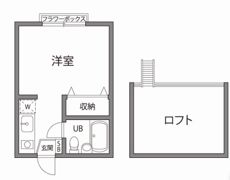 ドミールゆうの間取り画像