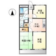 ダイナーズハイツの間取り画像