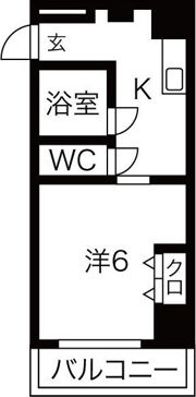 千林ロイヤルハイツの間取り画像