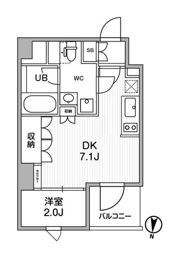 ALTERNA押上の間取り画像