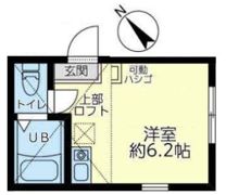 ユナイト四谷フォンターナの間取り画像
