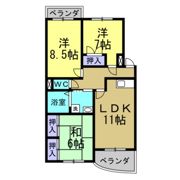 ルシアンⅡの間取り画像