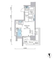 ミリアレジデンス新宿御苑の間取り画像