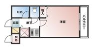 シャトラン弓木参番館の間取り画像
